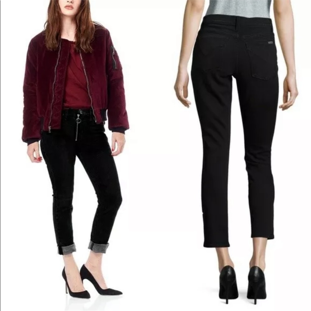 NWT HUDSON RILEY CROP RELAXED STRAIGHT JEANS SIZE 24